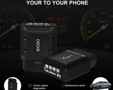 Vgate vLinker MS 12V / 24V Bluetooth Car OBD2 Scanner, vLinker MS