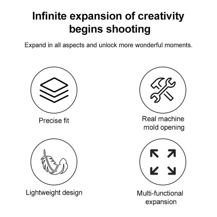 For DJI Osmo Pocket 3 Adapter Expansion Bracket