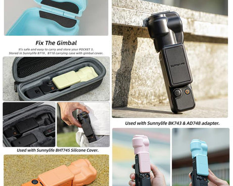 Sunnylife Colorful Gimbal Cover Camera Protector Screen Protective Case