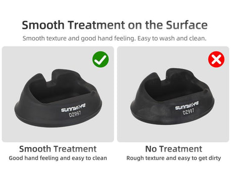 For Insta360 X5 / X4 Sunnylife Silicone Stand Base, Car Base, Tabletop Base