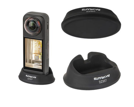 For Insta360 X5 / X4 Sunnylife Silicone Stand Base, Car Base, Tabletop Base