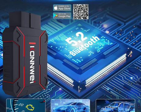 KONNWEI MAXOBD Full Car System Scanner OBD2 Diagnostic Tool Code Read