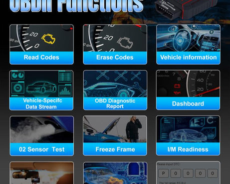 KONNWEI MAXOBD Full Car System Scanner OBD2 Diagnostic Tool Code Read