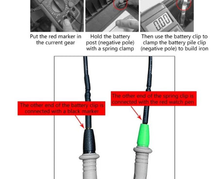 Car Leakage Tester Parasitic Current Tester Automobile Electrical System Diagnostic Tool, ZK-119