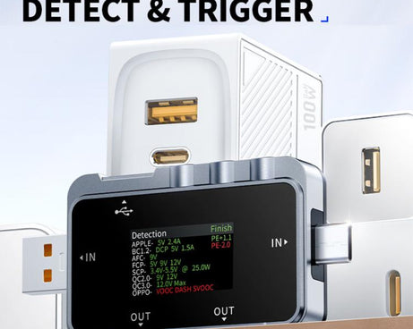 Fnirsi FNAC-28 Multi-function Type-C & USB Professional Grade Ripple Monitoring Tester