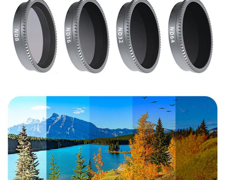 For Insta360 GO 3 Camera Lens Filter, CPL, ND8, ND16, ND32, ND64, 4 in 1 ND8-64