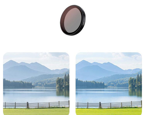 For DJI Action 5 Pro Camera Lens Filter, CPL, ND8, ND16, ND32, ND64, UV, Diffusion 1/4, ND8PL, ND16PL, ND32PL, ND64PL