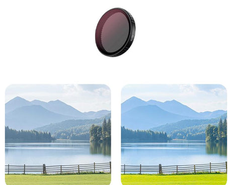For DJI Action 5 Pro Camera Lens Filter, CPL, ND8, ND16, ND32, ND64, UV, Diffusion 1/4, ND8PL, ND16PL, ND32PL, ND64PL