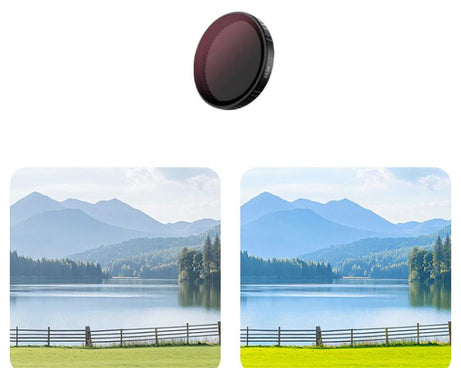 For DJI Action 5 Pro Camera Lens Filter, CPL, ND8, ND16, ND32, ND64, UV, Diffusion 1/4, ND8PL, ND16PL, ND32PL, ND64PL