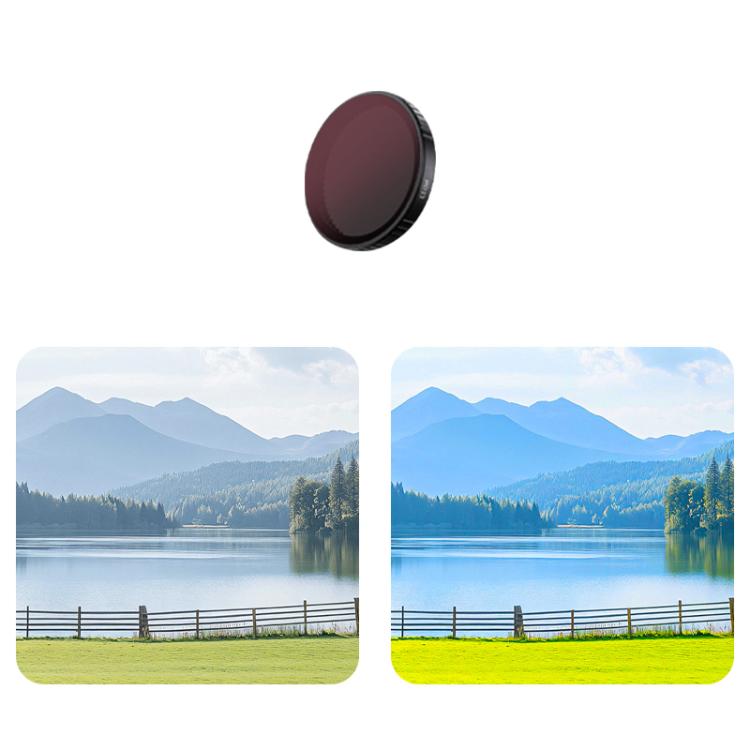 For DJI Action 5 Pro Camera Lens Filter, CPL, ND8, ND16, ND32, ND64, UV, Diffusion 1/4, ND8PL, ND16PL, ND32PL, ND64PL