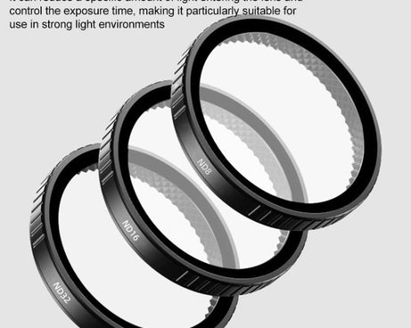 For DJI Action 5 Pro Camera Lens Filter, CPL, ND8, ND16, ND32, ND64, UV, Diffusion 1/4, ND8PL, ND16PL, ND32PL, ND64PL