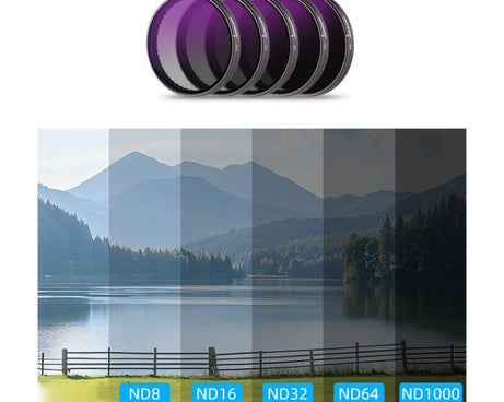 For DJI Action 5 Pro Camera Lens Filter, CPL, ND8, ND16, ND32, ND64, UV, Diffusion 1/4, ND8PL, ND16PL, ND32PL, ND64PL