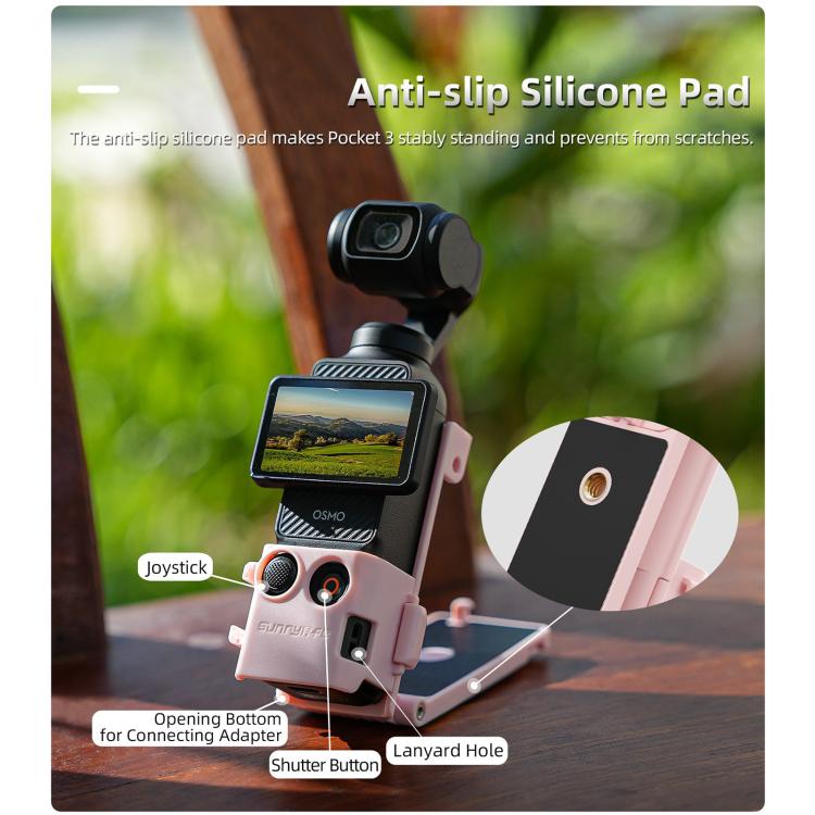 Sunnylife Magnetic Mount 1/4 Adapter Cold Shoe Tabletop Base Bracket Angles Adjustable Multi Expansion Mount