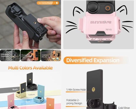 Sunnylife 761V3 Magnetic Mount Multi Interface Expansion Adapter