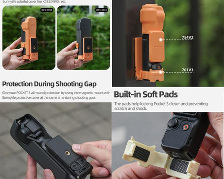 Sunnylife 761V3 Magnetic Mount Multi Interface Expansion Adapter