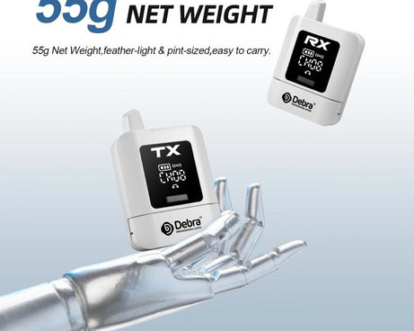 DEBRA ST-mini 2.4G Stereo Wireless Monitor System Transmitter & Receiver