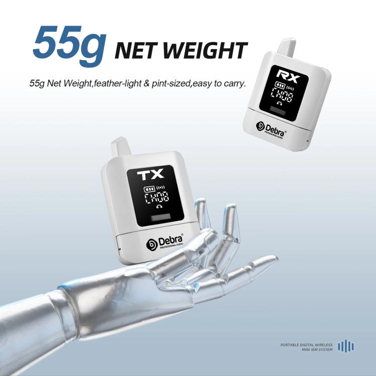 DEBRA ST-mini 2.4G Stereo Wireless Monitor System Transmitter & Receiver