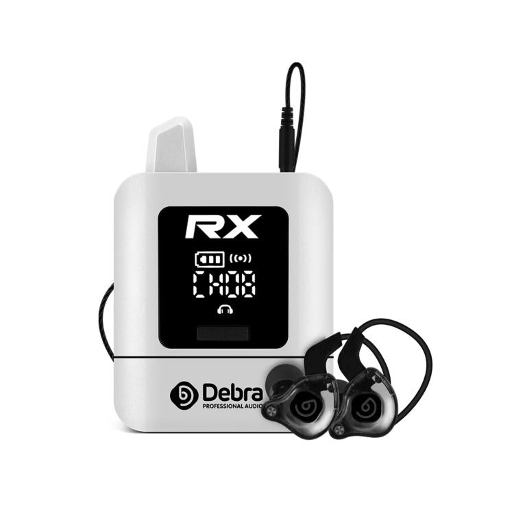 DEBRA ST-mini 2.4G Stereo Wireless Monitor System Receiver + Earphones
