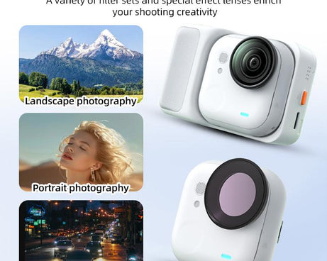 For Insta360 GO Ultra JSR LH Series Lens Filter, UV, CPL, ND8, ND16, ND32, ND64, ND8PL, ND16PL, ND32PL, ND64PL, NIGHT, STAR, Streak Drawing Blue, Streak Drawing Gold, 3 in 1 ND8/16/32, 4 in 1 CPL ND8/16/32, 4 in 1 ND8/16/32/64, 4 in 1 ND8-64PL         ...