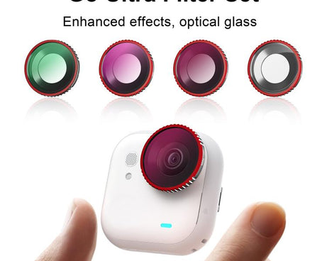 For Insta360 GO Ultra STARTRC Camera Lens Filter, CPL, Black Mist 1/4, UV, ND32, 4 in 1 ND32/64 UV CPL