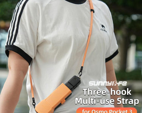 Sunnylife Neck Crossbody Strap Hanging Sling Hands-free Anti-fall Rope 1/4 Screw Neck Lanyard Shoulder Strap