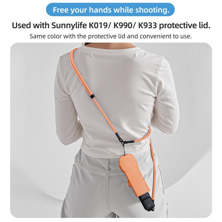 Sunnylife Neck Crossbody Strap Hanging Sling Hands-free Anti-fall Rope 1/4 Screw Neck Lanyard Shoulder Strap