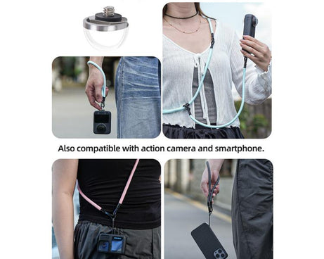 Sunnylife Neck Crossbody Strap Hanging Sling Hands-free Anti-fall Rope 1/4 Screw Neck Lanyard Shoulder Strap