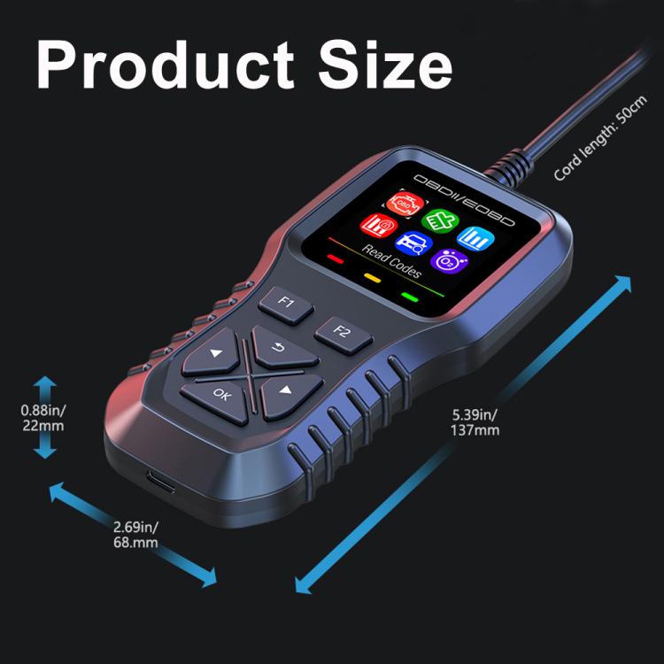 K1 Car OBDII Diagnostic Tool Smart Engine Fault Detector, K1
