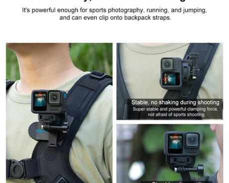 RUIGPRO Magnetic Backpack Clip Mount for Phone & Camera