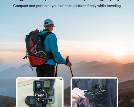 RUIGPRO Magnetic Backpack Clip Mount for Phone & Camera