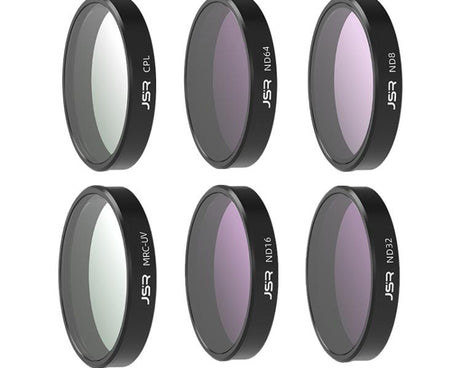 For DJI Osmo Nano JSR LH Series Lens Filter, UV, CPL, ND8, ND16, ND32, ND64, ND8PL, ND16PL, ND32PL, ND64PL, STAR, NIGHT, Black Mist 1/4, 3 in 1 ND8/16/32, 4 in 1 CPL ND8/16/32, 4 in 1 ND8/16/32/64, 4 in 1 ND8-64PL, 6 in 1 ND8-64 CPL UV                 ...