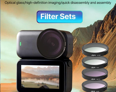For DJI Osmo Nano JSR LH Series Lens Filter, UV, CPL, ND8, ND16, ND32, ND64, ND8PL, ND16PL, ND32PL, ND64PL, STAR, NIGHT, Black Mist 1/4, 3 in 1 ND8/16/32, 4 in 1 CPL ND8/16/32, 4 in 1 ND8/16/32/64, 4 in 1 ND8-64PL, 6 in 1 ND8-64 CPL UV                 ...
