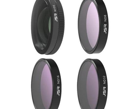 For DJI Osmo Nano JSR Lens Filter, Wide Lens, Wide Lens + Mini Tripod, Wide Lens + Macro 10X, 5 in 1 Wide CPL ND8/16/32, 4 in 1 Wide ND8/16/32, 5 in 1 Wide ND8/16/32/64PL, 9 in 1 Wide Mixed Filter