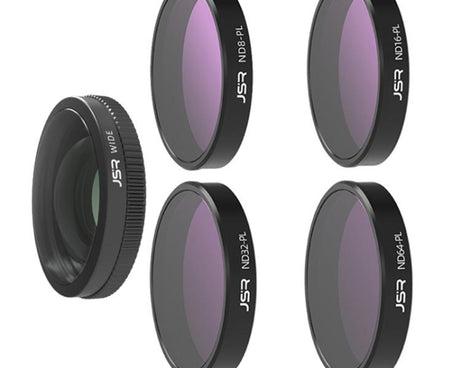 For DJI Osmo Nano JSR Lens Filter, Wide Lens, Wide Lens + Mini Tripod, Wide Lens + Macro 10X, 5 in 1 Wide CPL ND8/16/32, 4 in 1 Wide ND8/16/32, 5 in 1 Wide ND8/16/32/64PL, 9 in 1 Wide Mixed Filter