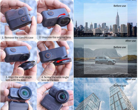 For DJI Osmo Nano JSR Lens Filter, Wide Lens, Wide Lens + Mini Tripod, Wide Lens + Macro 10X, 5 in 1 Wide CPL ND8/16/32, 4 in 1 Wide ND8/16/32, 5 in 1 Wide ND8/16/32/64PL, 9 in 1 Wide Mixed Filter