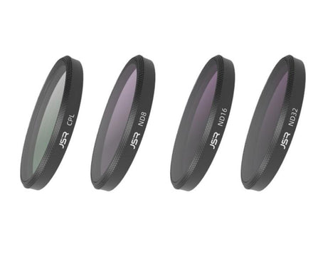 For Insta360 GO Ultra JSR Diving Filter for Waterproof Case, UV, CPL, ND8, ND16, ND32, STAR, NIGHT, Pink Filter, Red Filter, Purple Filter, 4 in 1 CPLND8/16/32, 3 in 1 3-Color Filter, 8 in 1 ND CPL UV Mixed
