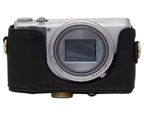 Retro Leather Full Body Camera Cover Bag with Strap, For Sony DSC-HX30 / HX50 / HX60