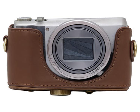Retro Leather Full Body Camera Cover Bag with Strap, For Sony DSC-HX30 / HX50 / HX60