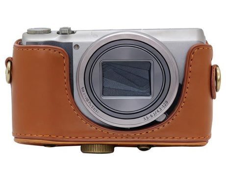 Retro Leather Full Body Camera Cover Bag with Strap, For Sony DSC-HX30 / HX50 / HX60