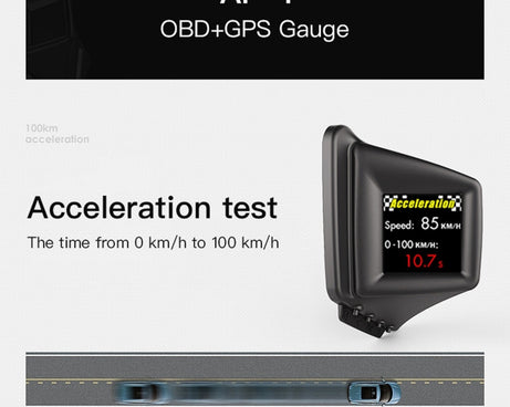 AP-1 Car HUD Head-up Display OBD GPS Driving Computer Code Table, AP-1