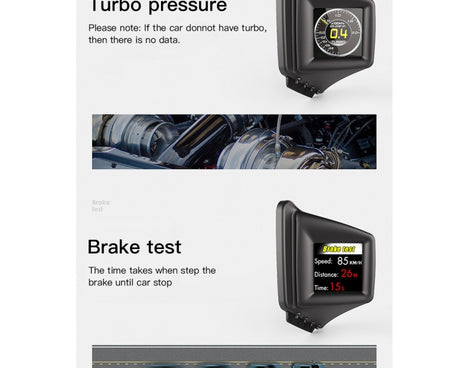 AP-1 Car HUD Head-up Display OBD GPS Driving Computer Code Table, AP-1
