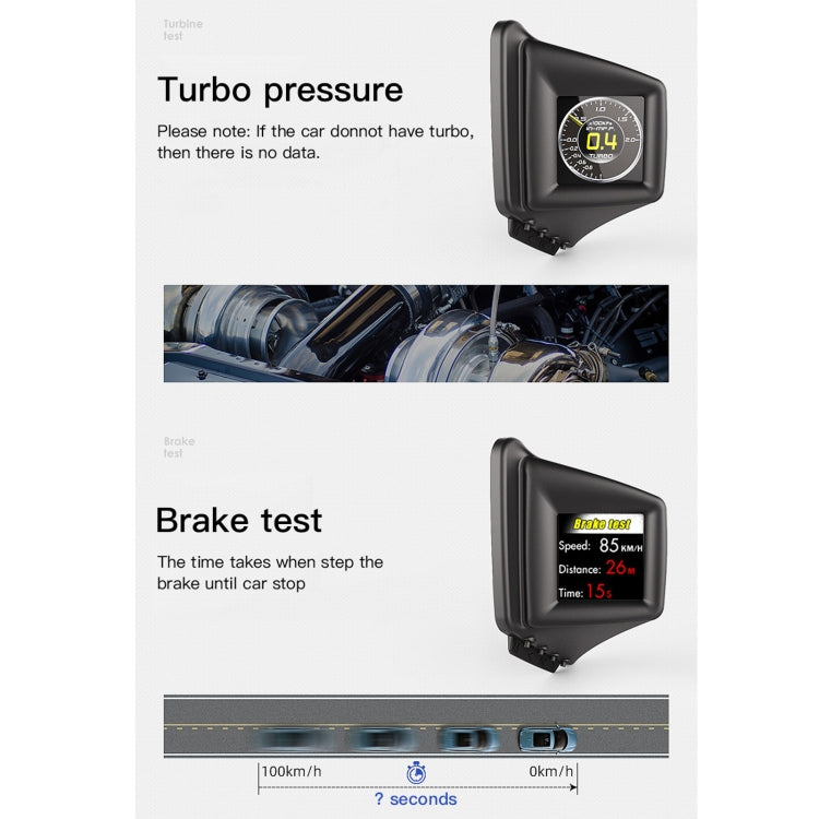 AP-1 Car HUD Head-up Display OBD GPS Driving Computer Code Table, AP-1