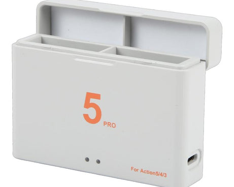 CH-ACTION5-02 For DJI OSMO Action 5 Pro Dual Batteries Charging Box Fast Charge Hub
