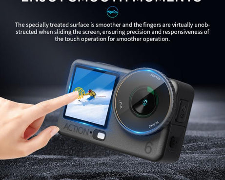 STARTRC 3 in 1 Lens Protector Front and Rear Screen Tempered Glass Films