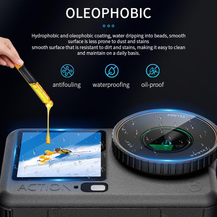 STARTRC 3 in 1 Lens Protector Front and Rear Screen Tempered Glass Films