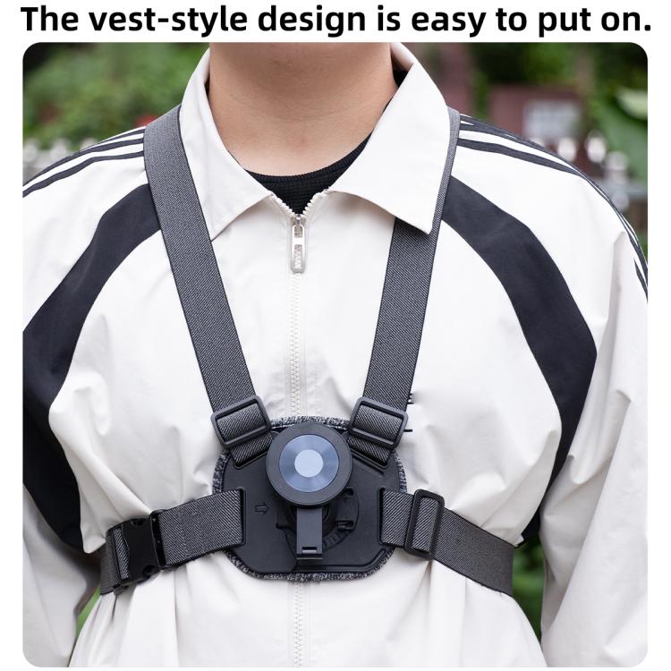Vest-style Photography Chest Strap Body Mount Belt with Mount & Screw