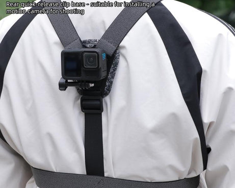 Vest-style Photography Chest Strap Body Mount Belt with Mount & Screw
