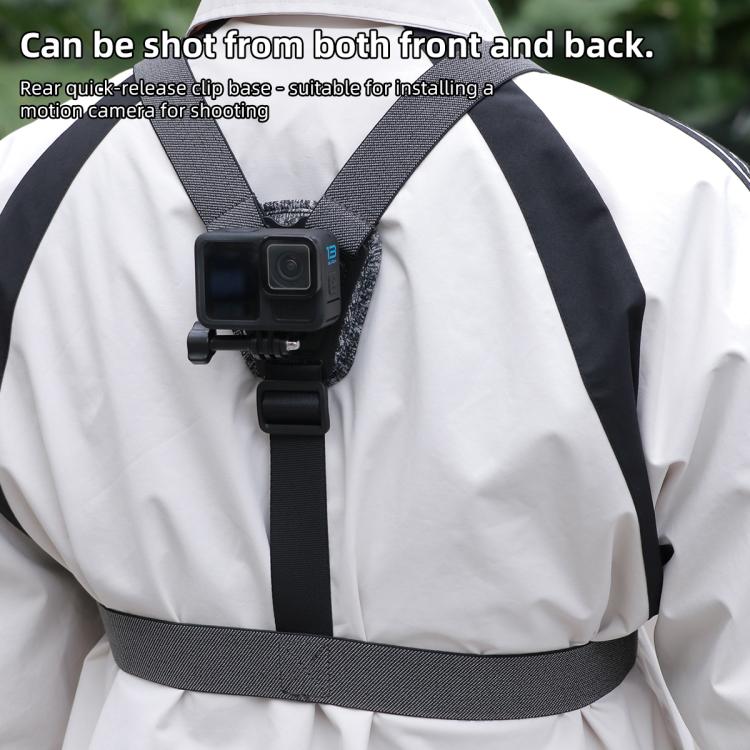 Vest-style Photography Chest Strap Body Mount Belt with Mount & Screw