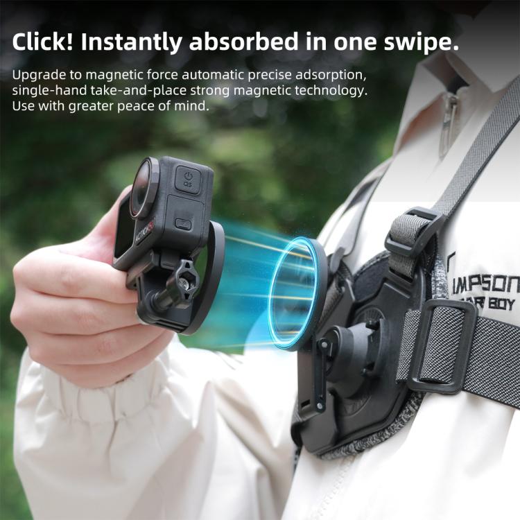 Vest-style Photography Chest Strap Body Mount Belt with Mount & Screw