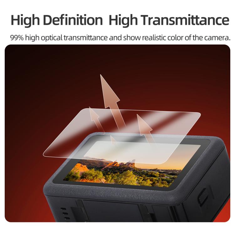 Sunnylife Screen Protector Tempered Glass Film For DJI Osmo Action 6